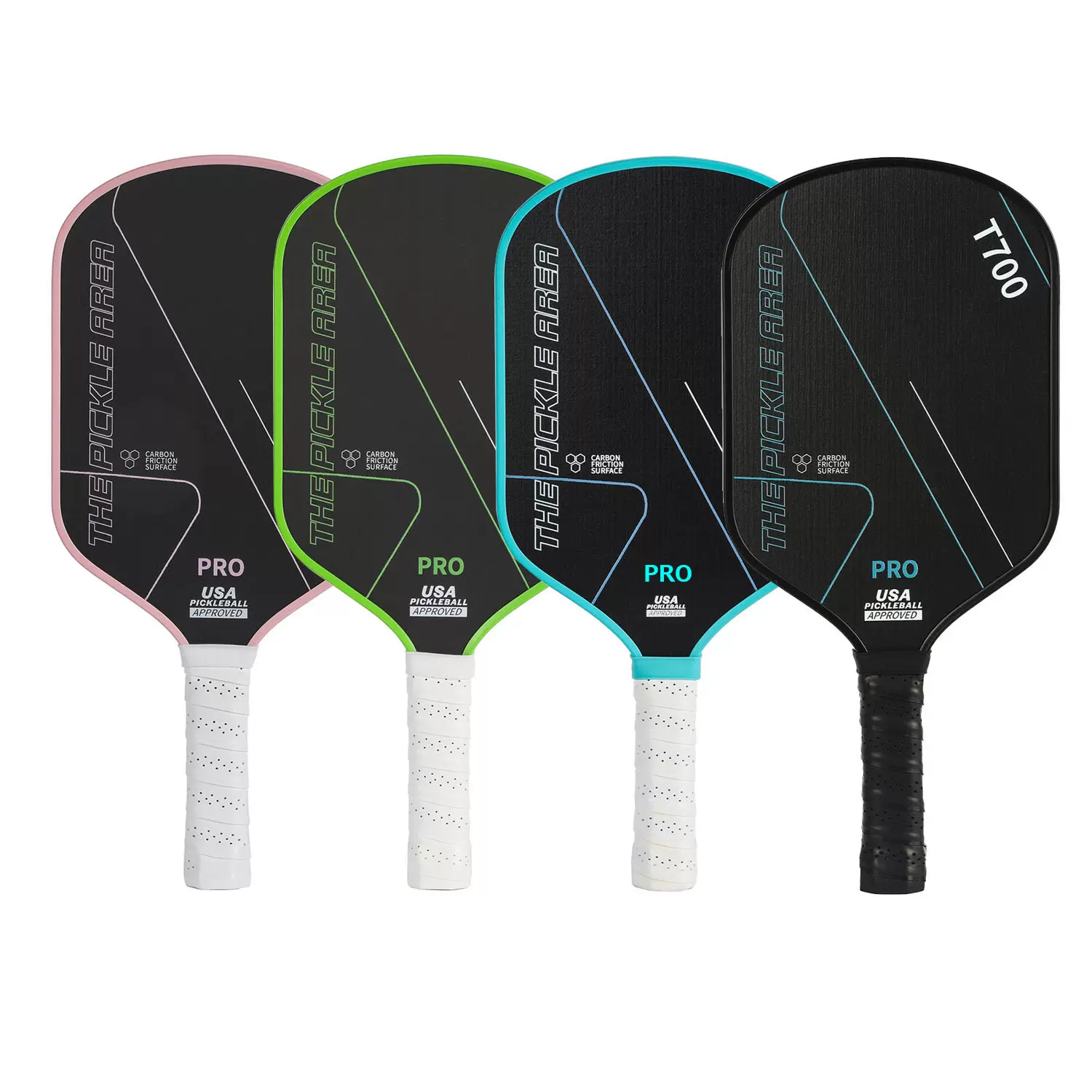 Pickleball Paddles碳纤维T700布纹磨砂匹克球拍专业比赛用品