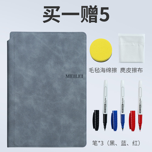 Small whiteboard notebook desktop noteboard mobile writing board erasable mini whiteboard memo draft paper