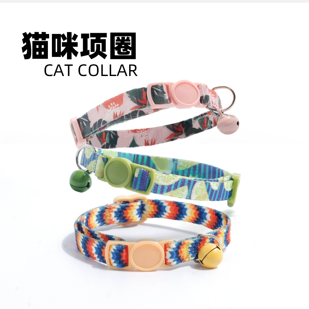 Зоомагазин Кошачий ошейник Колокольчик Противоудушающая цепь для кошек Тяговые Аксессуары для кошек Трансграничные товары для домашних животных Свежие