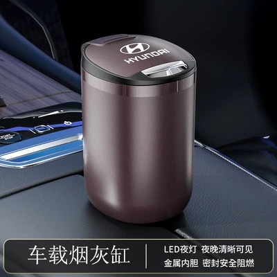 Suitable for car-mounted portable Car ashtray - modern-003-dark-brown