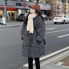 棉服女冬季2023新款感加厚棉袄外套韩系慵懒风中长款羽绒棉衣
