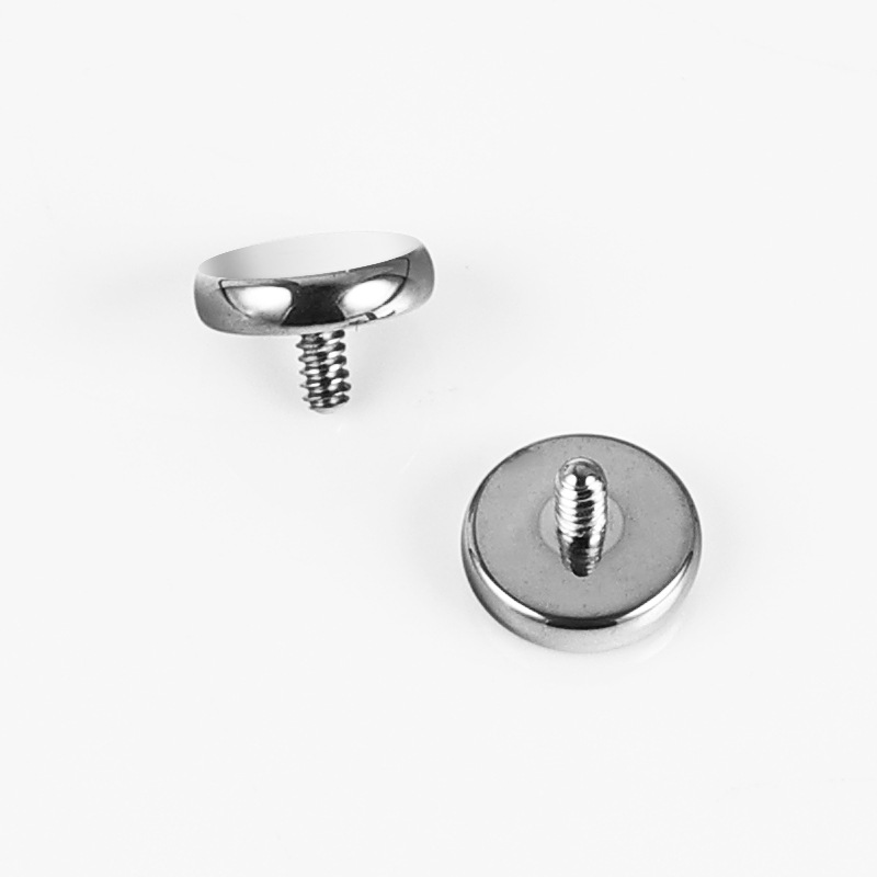 Labret piercing jewelry detail image