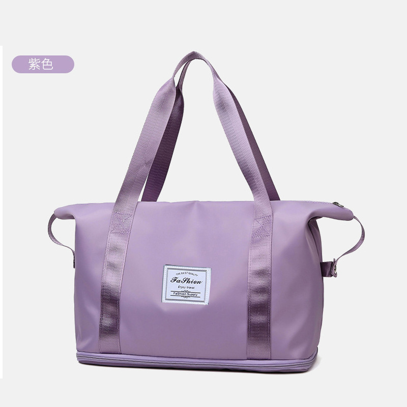 Bolsa de viaje de gran capacidad bolsa de mano al por mayor bolsa plegable ligera para mujeres separación seca y húmeda bolsa deportiva