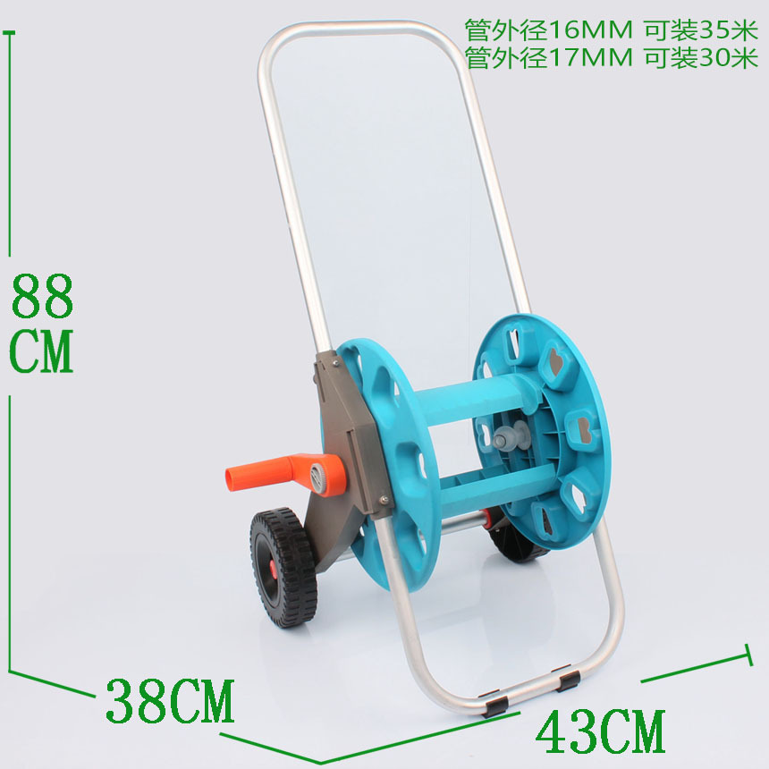 鹰牌园林收卷器滑轮缠绕架*2030DL水管收纳架PP塑料架万向滑轮