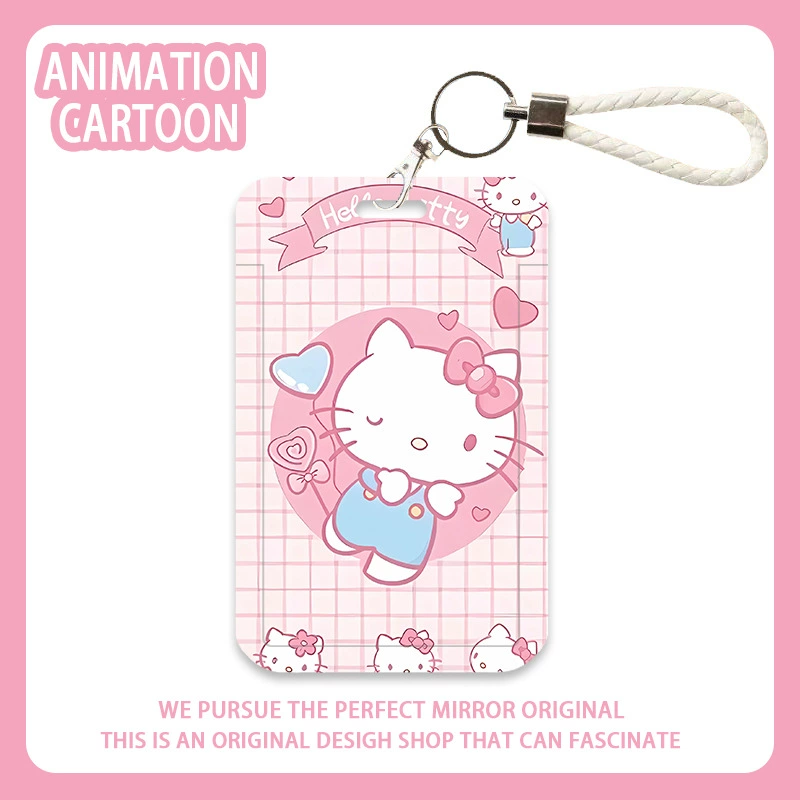 Strawberry, cartoon travel card case, badge for students for kindergarten, cute set