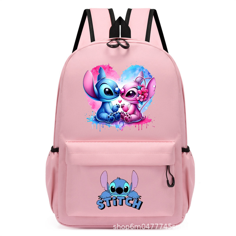 AliExpress Hot Sale Star Baby Cartoon Kindergarten Mochila rosa para niños y niñas Mochila para niños