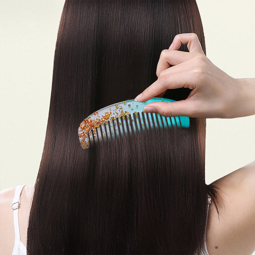 DIY mirror comb crystal glue mold four styling comb molds long and short crescent comb silicone mold