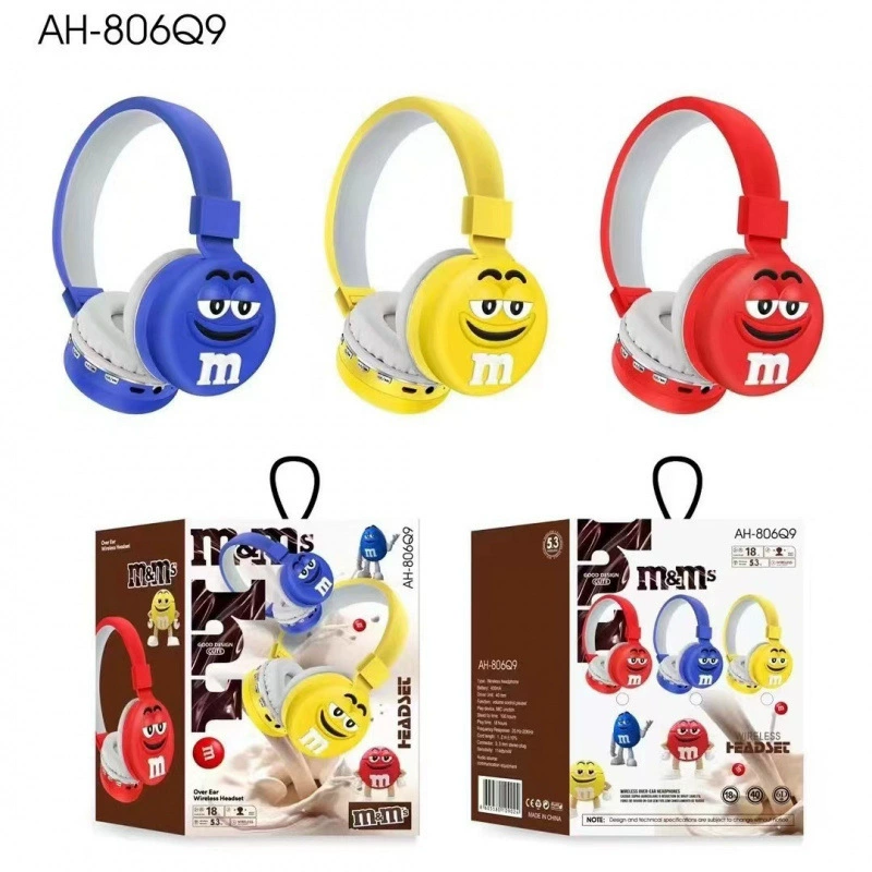 AH-806 Bluetooth гарнитура беспроводной мультяшный Kulomi Stichi Mario Bluetooth гарнитура оптом