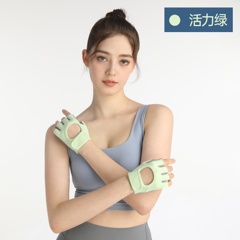 半指运动手套健身骑行夏季薄款透气防滑手套撸铁健身专业防起茧|undefined