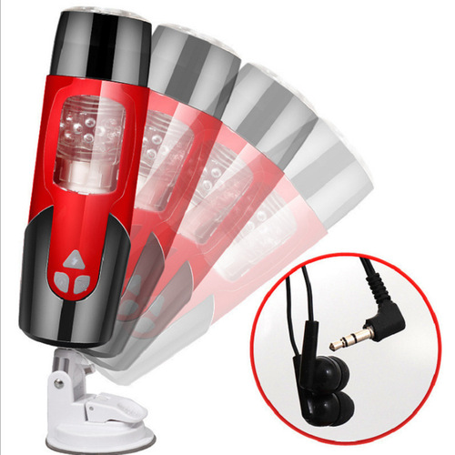 The Dark Knight Telescopic Rotating Fully Automatic Articulating Aircraft Cup Pulse Intelligent Bed Calling Male Masturbator Sex Toy