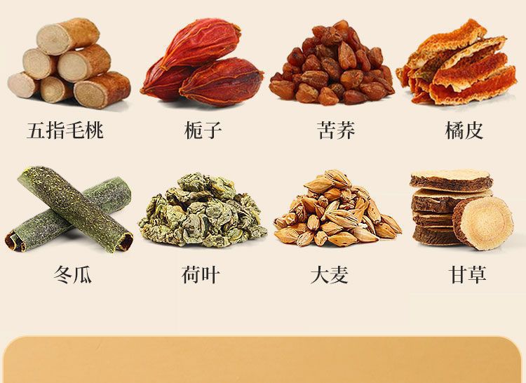 Five-Finger Fig Poria Tea Wuzhi Maotao Fuling Blend with Roasted Adzuki Bean Coix Seed and Euryale 600g Daily Herbal Tea key features