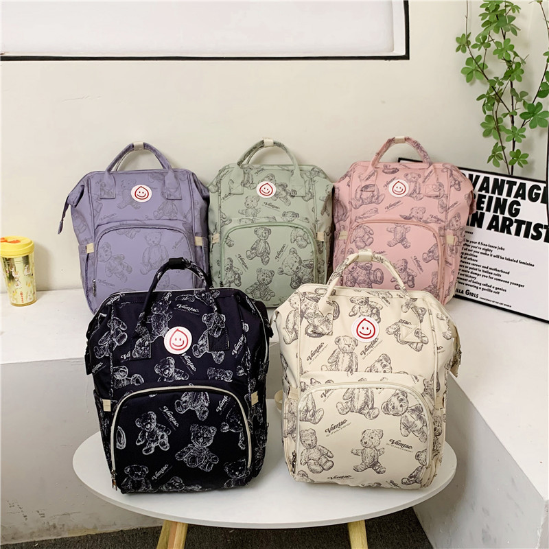 Portable Mommy Bag, Lightweight Mother and Baby Bag, Multi-Functional Large-Capacity Baby Supplies Bag, Durable Backpack for Outings