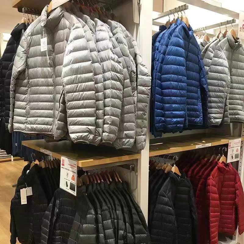 2023 Brand Casual Down Jacket For Men Pure Cotton Warm Solid Color Hooded Coat High Quality Down Jacket Male_voghion.com