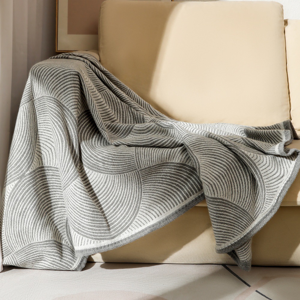 航空毛布の毛布の軽い贅沢な毛布のエアコンの毛布の昼寝の毛布のソファーの毛布のキャンプの毛布のソファーの毛布の布帛のジャカードの毛布