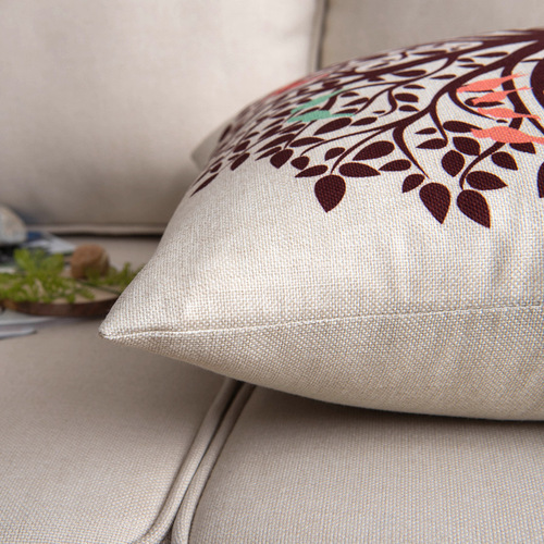 Thickened pillowcase/cartoon cushion cover office lumbar pillow four-season car pillow cushion without core