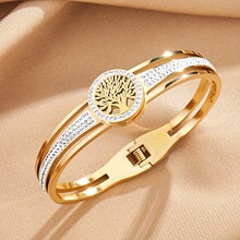 L 62991 Stainless Steel Tree Of Life Bracelet �����������Ů