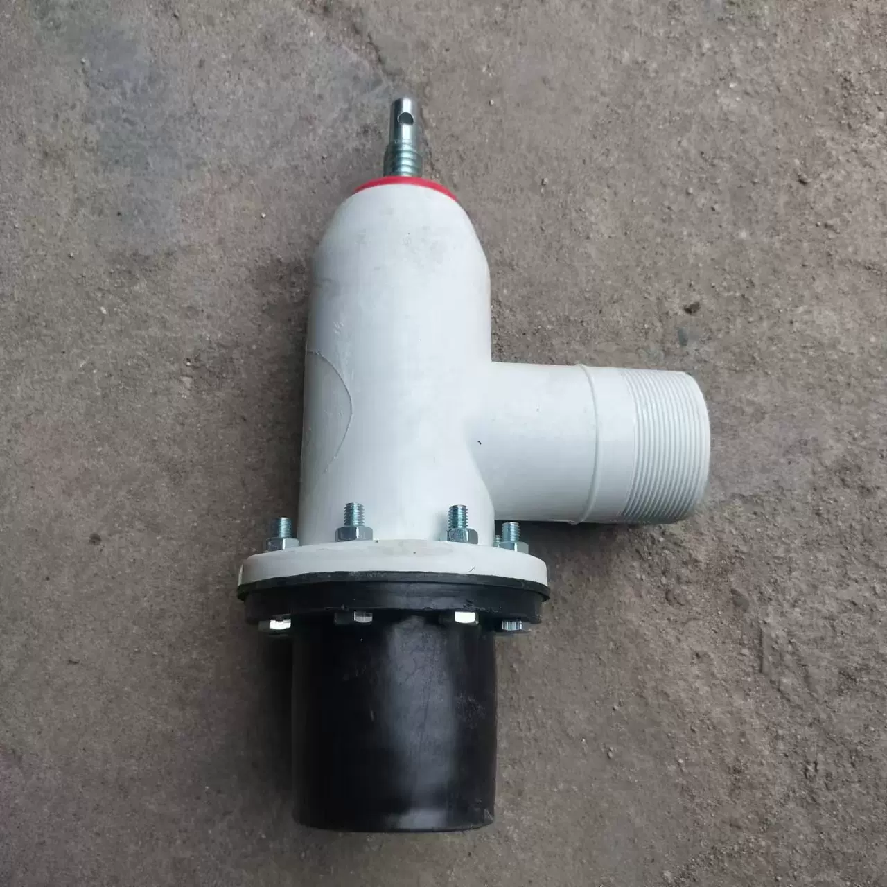 玻璃钢出水口7563灌溉高标农田双向PEPVC接头量大优惠双向出水口