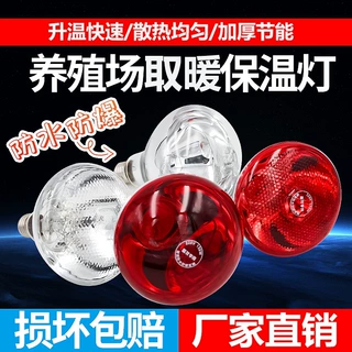猪用保温灯兽用养殖取暖灯泡小鸡仔猪保温箱灯畜牧养殖场加热烤灯