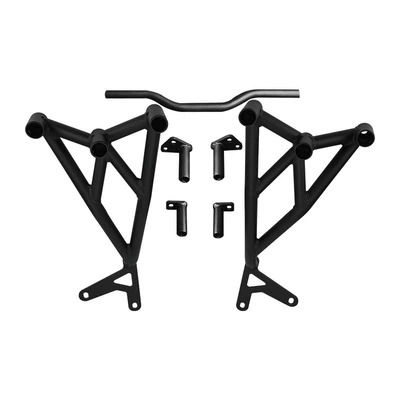 Motorcycle bumper, bars, anti-fall bumpers, spring-loaded racing