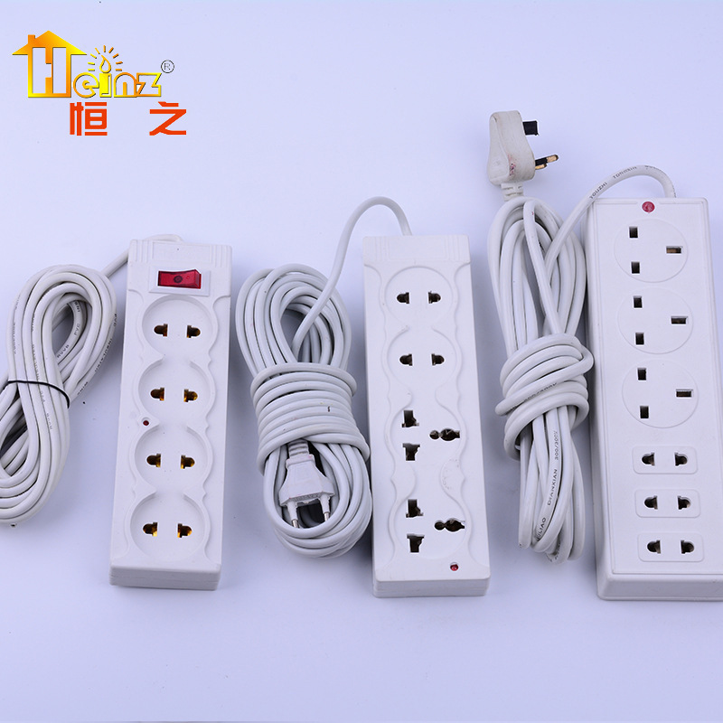 外贸出口6071中东 非洲 带开关插线板 带指示灯 小插座 接线板