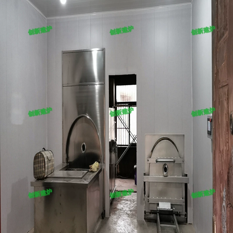 Безвредная печь для кремации больных и мертвых животных