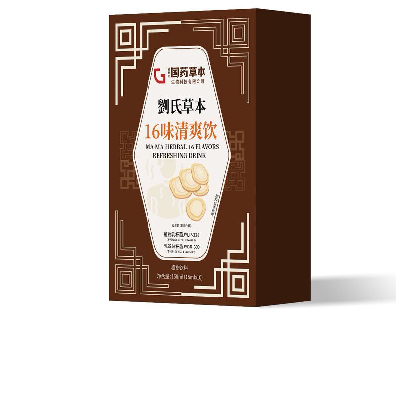 中国ハーブ Liu's Herbal 16 フレーバー リフレッシュドリンク 150ml 工場直販で本物のドロップシッピングを保証|undefined