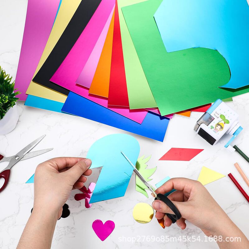 250g Gold and Silver Cardboard Pet Mirror Aluminum Foil Paper Colorful Photography Background Reflective Handmade Packaging Production Materials 250g Gold and Silver Cardboard Pet Mirror Aluminum Foil Paper Colorful Photography Background Reflective Handmade Packaging Production Materials