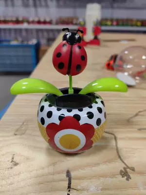 Car ornaments – creative gifts - beetle-flower