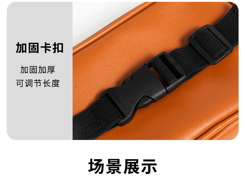 Factory Direct Sale Leather Car Tissue Box, Sun Visor Armrest Box Hanging Type Multifunctional Storage for Car Interior