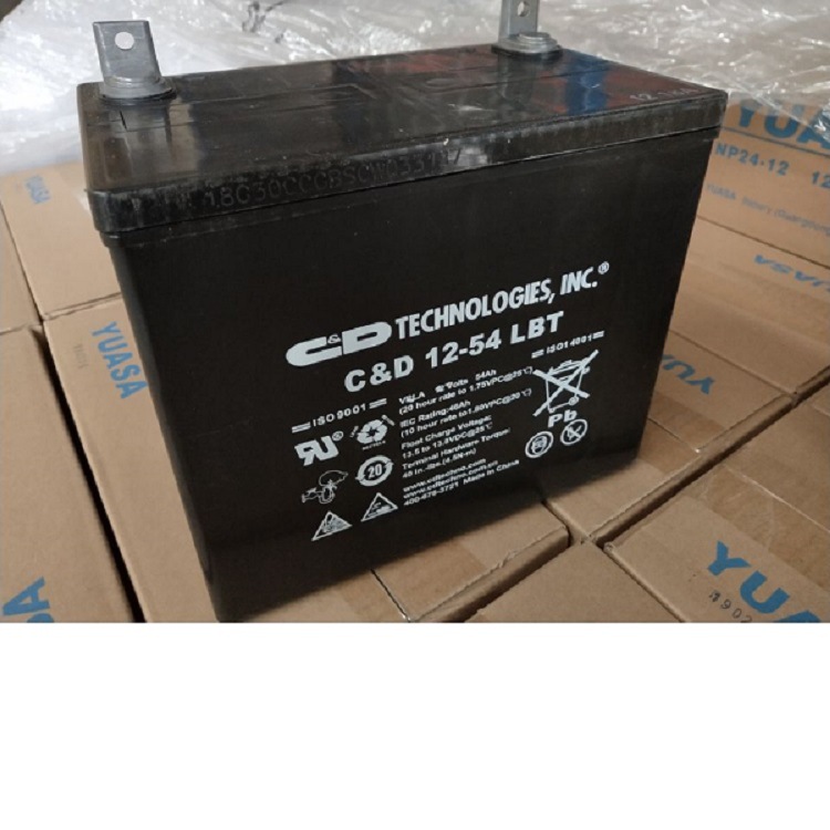 西恩迪蓄电池C&D12-54LBT大力神12V54AH计算机EPS直流屏UPS电源用