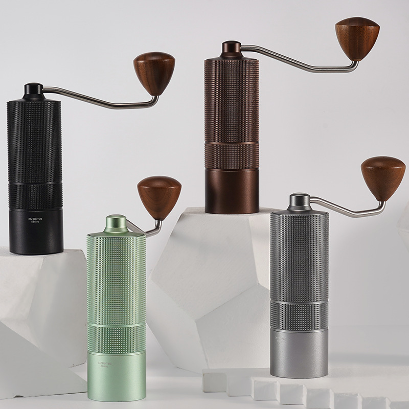 Amazon cross-border hand coffee grinder CNC steel grinding core grinder 6-star 7-star manual coffee grinder Amazon cross-border hand coffee grinder CNC steel grinding core grinder 6-star 7-star manual coffee grinder