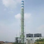 不锈钢烟囱塔架钢结构玻璃塔止晃15米井字架设计抗冲击钢架桁架