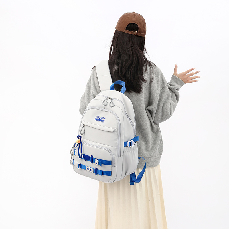 Nueva mochila mochila casual mochila coreana estilo de estilo de mujer alta sensación de viaje ligero mochila nicho diseño