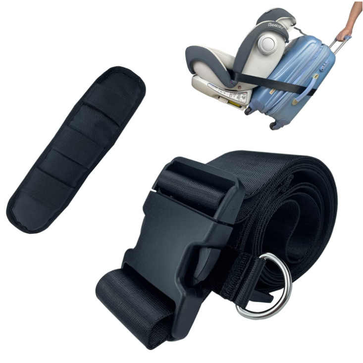 批行李箱捆绑带 旅行箱货物捆绑绳 婴儿儿童安全座椅固定带外挂绳