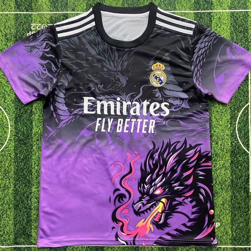 新款足球服2526皇马巴西特别版短袖跨境t恤 Real Madrid足球衣|undefined