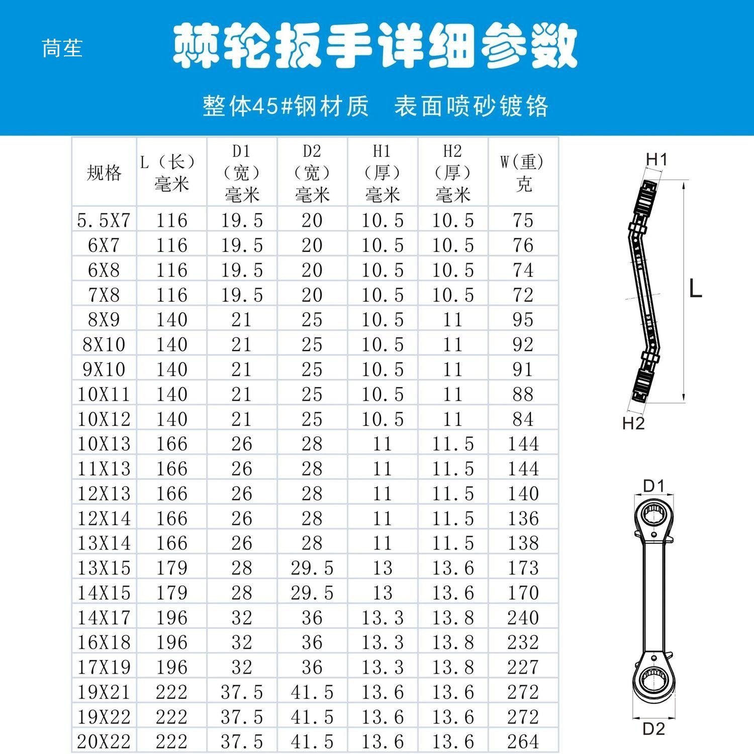棘轮扳手双头双向转动25度弯公英制规格套装单把手动工具其他
