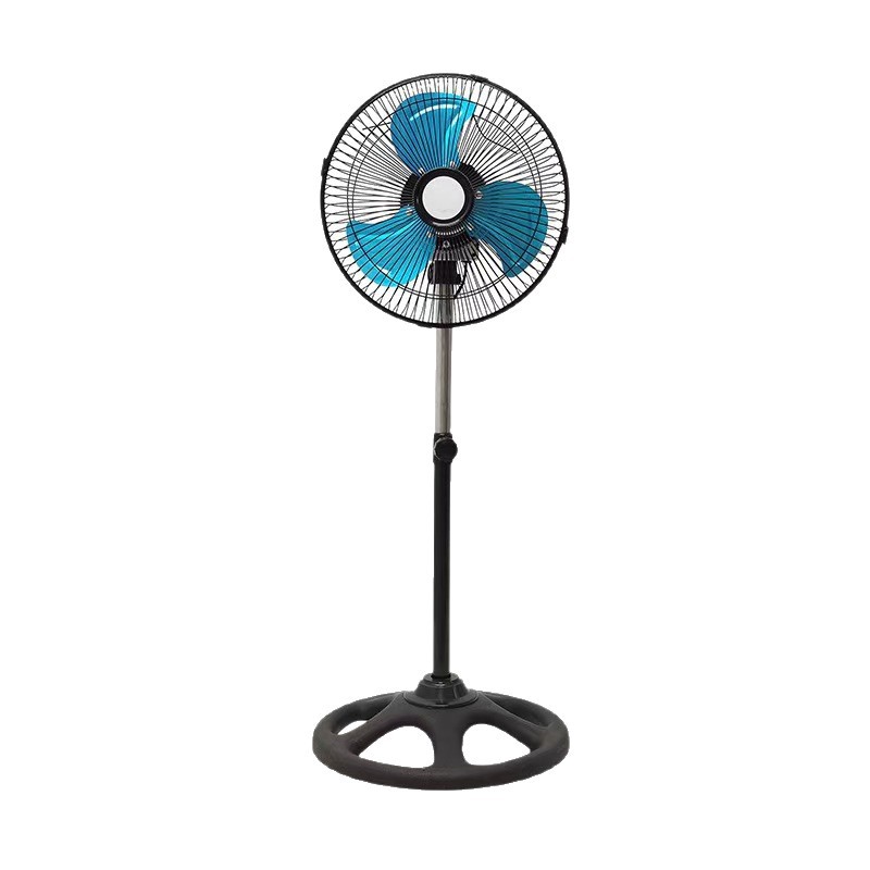 Ventilador de piso de 12 pulgadas, 110V, oscilante vertical, eléctrico, modelo superventas transfronterizo con gran flujo de aire, precio mayorista OEM de fábrica.