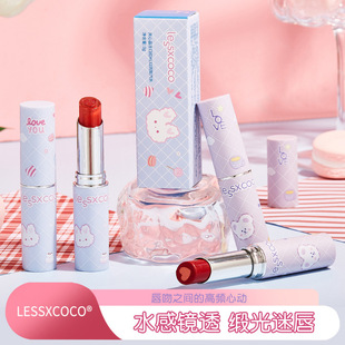 Sandwich Crystal Frozen Lipstick Love Jelly Lipstick Delicate Mirror Doodle Lip Moe Sister Water Light Lipstick Natural Clear