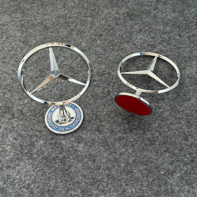 Mercedes-Benz car emblem, A R E C GLC CLA GLE series, front hood metal emblem, Maybach