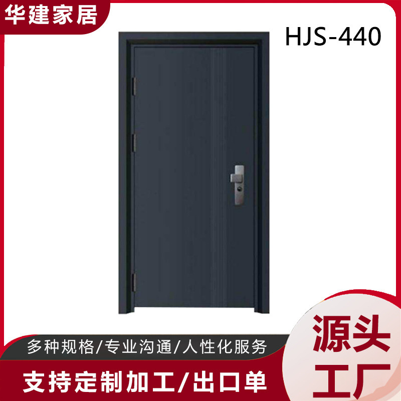 Factory New Security Door Home Entry Door with Trumper Ventilation Steel Door Inner Engineering Single Door