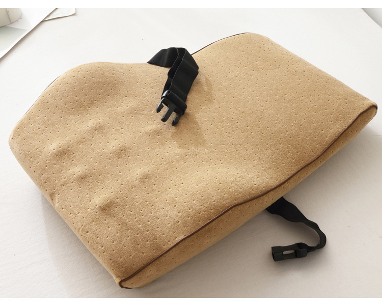 Car Lumbar Support Pillow, Neck Protection, Memory Foam Support Cushion for Car Use, Comfortable Long-Sitting Lumbar Cushion, All-Season Lumbar Pillow