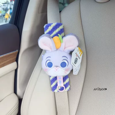 Judy Nick Car Seatbelt | Sürətlər qutusu və əl tormozu başlıqları - shoulder-pads-striped-officially-licensed-judy-wallet-single