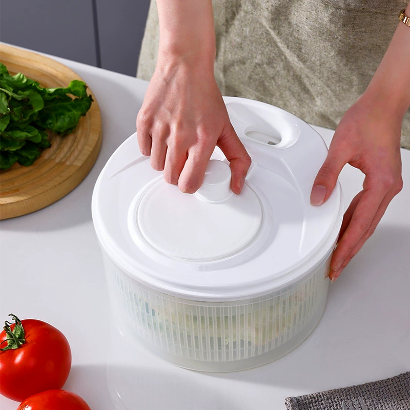 Сушилка для овощей для салата, бытовая машина для слива и сушки, ручная корзина для слива фруктов, кухонный инструмент, таз для мытья овощей, артефакт