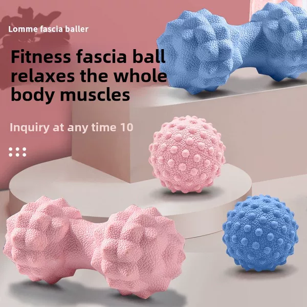 Fascia Ball Fitness Massage Ball Shoulder Neck Waist Leg Muscle Relaxation Foot Massage Peanut Yoga Health Ball