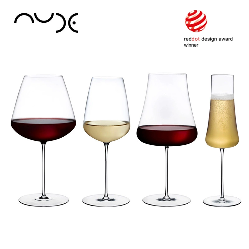 Награда Red Point Nude Nude импортировала бургундские бокалы для красного вина