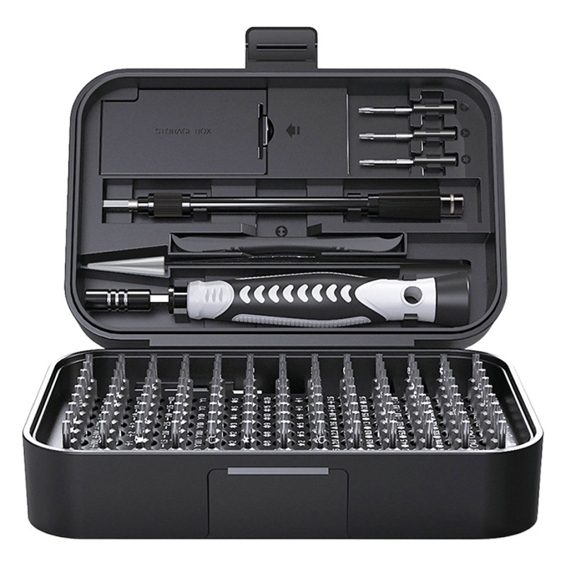 Kingshidun 130-en-1 de precisión multi-función destornillador traje combinación herramienta nueva inversión 117 lote cabeza CRV acero