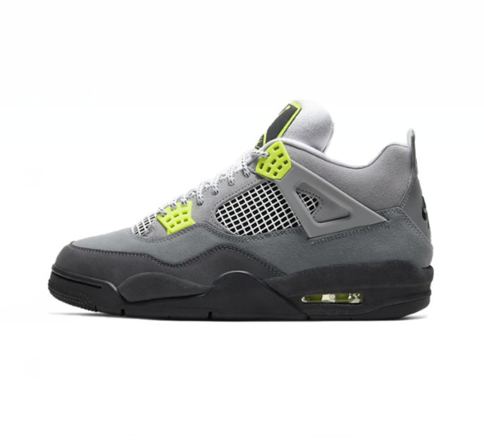 aj4 ホワイトセメントバスケットボールシューズトレンディなレトロな絶妙なディテールミッドトップホワイトグレー紳士靴第一層牛革レトロな女性の靴|undefined