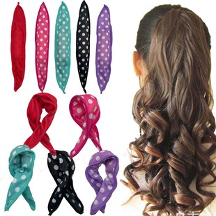 New High-end PVC Polka Dot Hair Curls, Sponge Hair Curls, Hairdressing Butterfly Curls, Can Sleep Heat-free Curling Iron