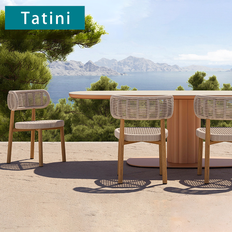 Mesa y silla al aire libre Villa patio al aire libre Jardín a prueba de lluvia silla de vidna terraza al aire libre silla de bar balcón mesa y silla de ocio combinación