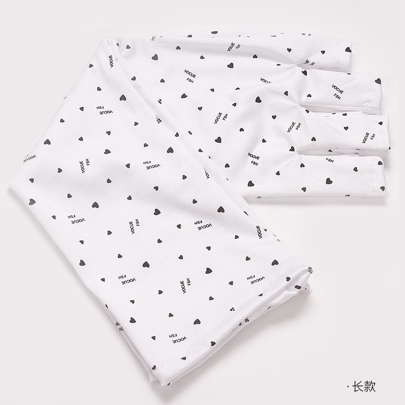 Protección solar guantes negros (Pequeño amor largo)